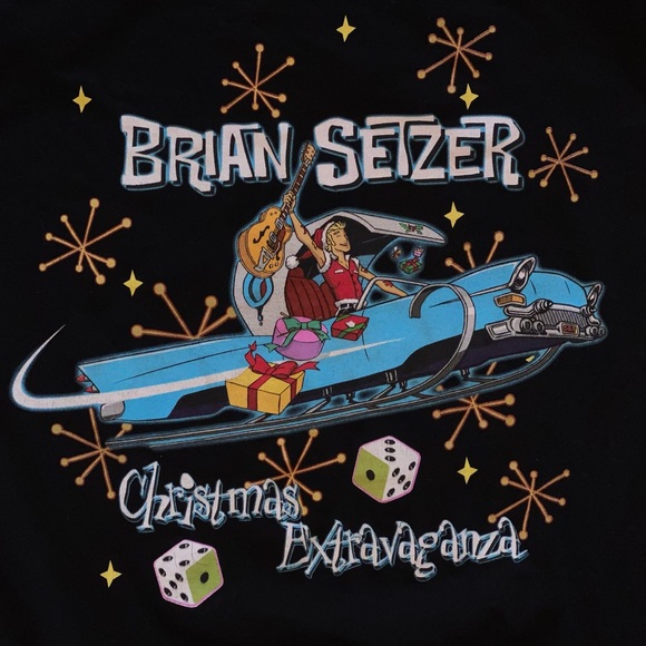 GUC Men’s size Large Brian Setzer 2007 Tour T-shirt - Picture 10 of 15